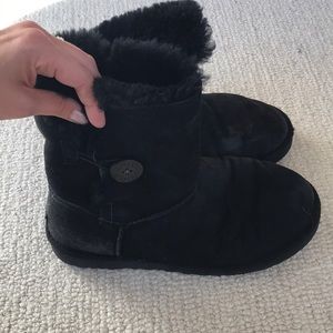 Black UGG boots